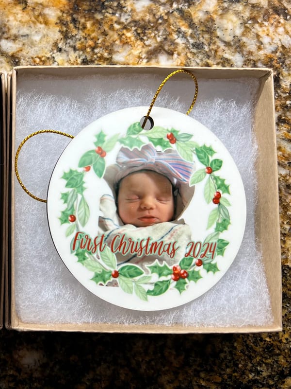 Christmas ornaments with your photo